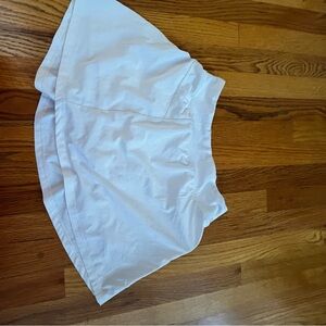 white all in motion skirt